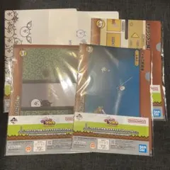 【新品未開封】にゃんこ大戦争 一番くじ I賞 クリアファイル＆シール 4枚セット