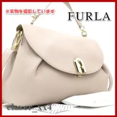 【極美品】フルラ ショルダーバッグ スリーク FURLA バッグ ベージュ