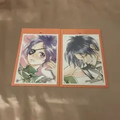 六道骸 クローム髑髏 ブロマイド風カードくじ