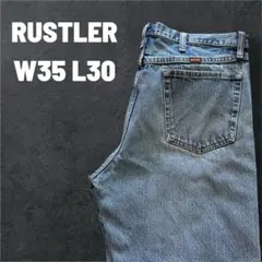 RUSTLER メキシコ製 ライトブルーデニム 実寸W35 L30