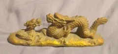 yn437】銅器 金龍 風水 開運 置物 グッズ ゴールデンドラゴン - メルカリ
