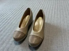 【新品未使用】FIRST CONTACT スタッズパンプス 22.5cm