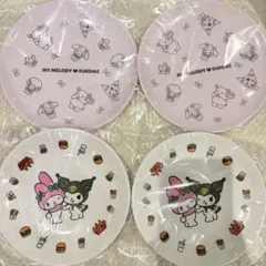 モスバーガー 福袋 2026 マイメロ クロミ メラミンプレート　4枚セット