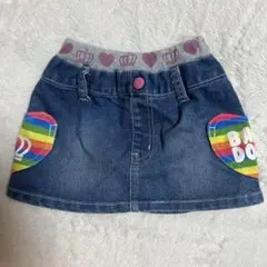 R*様 BABYDOLL ベビードール デニムスカート 110 ミニスカート
