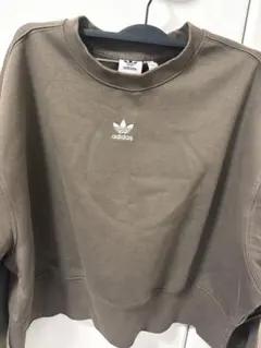 adidas ブラウン スウェットセットアップ M