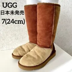 【希少】アグ クラシックトール ムートン ロングブーツ 7(24) UGG