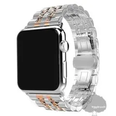 applewatch ジュビリー バンド コンビ 40 41 42 ブロンズ 銀