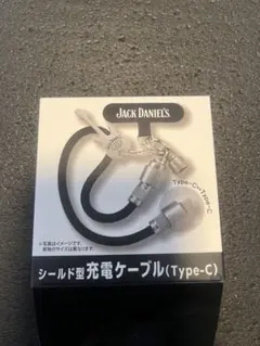 Jack Daniel's シールド型充電ケーブルType-C　ジャックダニエル