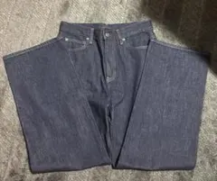 そ*ら様 UNIQLO ワイドストレートジーンズ　サイズ25