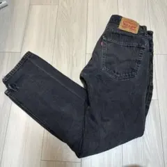 Levi's 505 ブラックデニムパンツ W30 L32のサムネイル
