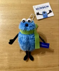 パペットスンスン ぬいぐるみマスコット winter ver. 緑 約11cm