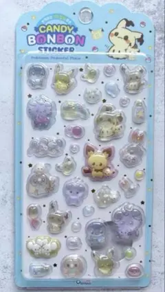 ピカチュウ　ポケモン　シール　ステッカー　キャンディ ボンボンステッカー 韓国