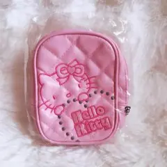 希少レア　ハローキティ　キルティングポーチ　タテ型　平成レトロ