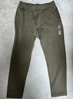 UNIQLO ストレッチプリーツパンツ L オリーブ