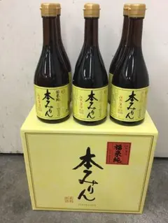 【岐阜・白扇酒造】 福来純　「伝統製法」熟成本みりん　 ５００MＬ　６本セットのサムネイル