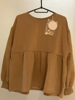 ESTACOT ブラウン Lサイズ 長袖トップス