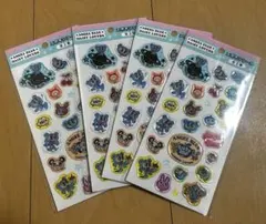 新品未使用　セリア　エンジェルブルー　エポキシシール　4枚セット