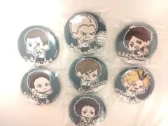 ハイキュー!!　わちゃっと!トレーディング缶バッチ　伊達工業　全７種セット