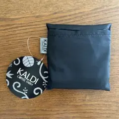 KALDI エコバッグ To be Happy ブラック
