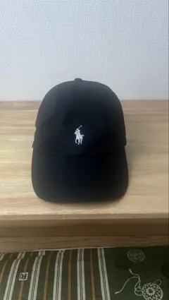 【美品】POLO RALPH LAUREN キャップ　ブラック×ホワイトのサムネイル