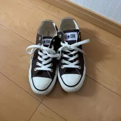 コンバース　ブラウン スニーカー CONVERSE 24cm