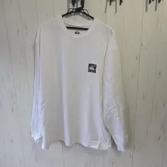 Quiksilver ホワイト 長袖Tシャツ