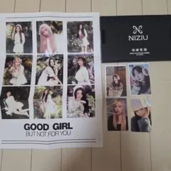 NiziU　松崎煎餅コラボ　ミイヒ　リオ　トレカ　ラキドロ　ミニポスター