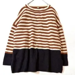 美品✨45R 現行 縮絨ニットのビッグチュニックのサムネイル
