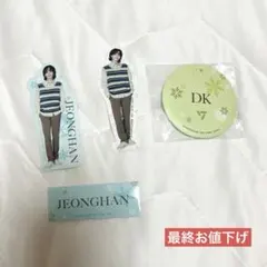 SEVENTEEN JEONGHAN ステッカー + DK 缶マグネット