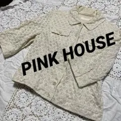 PINK HOUSE 白 テーラードジャケット Lサイズのサムネイル