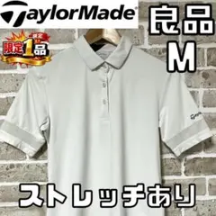 【早い者勝ち✨】テーラーメイド レディース 半袖 ポロシャツ M ホワイト系 白のサムネイル