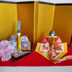 １５ ひな祭り おひなさま ひな飾り 桃の節句 折り紙 手づくり ハンドメイド