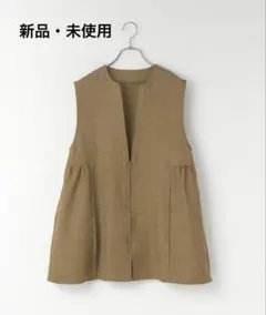 【新品・未使用】LOWRYSFARM ラナテックベスト ブラウン