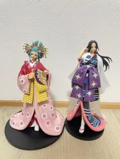 一番くじワンピース　華ノ幕　ハンコック　小紫　フィギュア