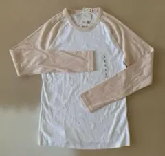 UNIQLO ソフトリブクルーネックT ピンク S