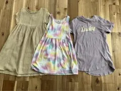 ワンピースとチュニックの３枚セット120cw