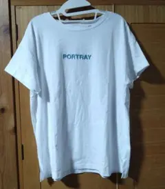 PORTRAY 刺繍 Tシャツ