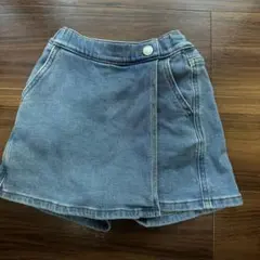 UNIQLO デニムショートパンツ キュロット デニムスカート 110