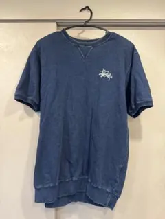 Stussy ネイビー トレーナー Mサイズ バックプリント