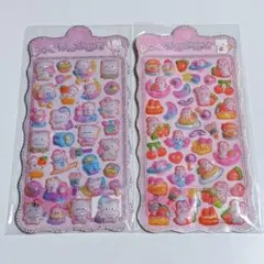 ぷくぷくシール　３Ｄ　立体　ぷっくり　かわいい　アニマル　カラフル