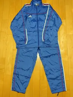 【美品/セットアップ】adidas アディダスナイロンジャケット・パンツ 90s