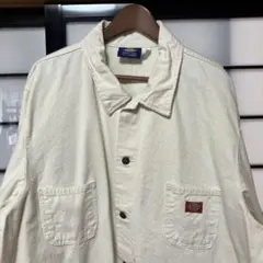 本日のみ値下げ❗️90sUSA製DickiesカバーオールオフホワイトXXL