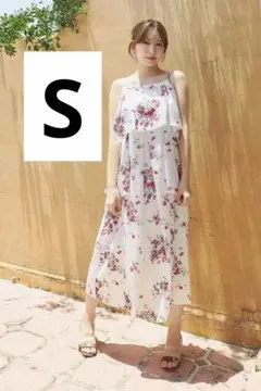 Herlipto Berry Garden Tiered Dress 試着のみ - メルカリ