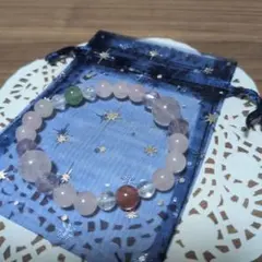 天然石ビーズブレスレット