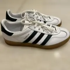 adidas Gazelle ホワイト/グリーン 23.5cm