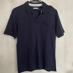 a.v.v HOMME ポロシャツ ネイビー 胸ポケット付のサムネイル