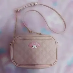 マイメロディ My Melody キルティングショルダーバッグ ピンク カバン