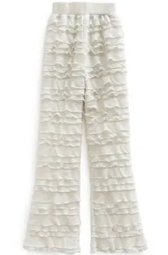 GRL フリルセミフレアパンツ