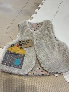 RAG MART ベビーベスト 80 ベージュ
