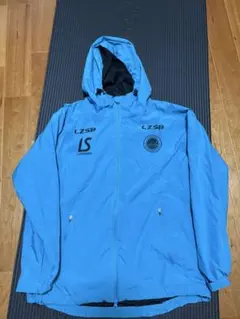 LZSB フード付きウィンドブレーカー 青